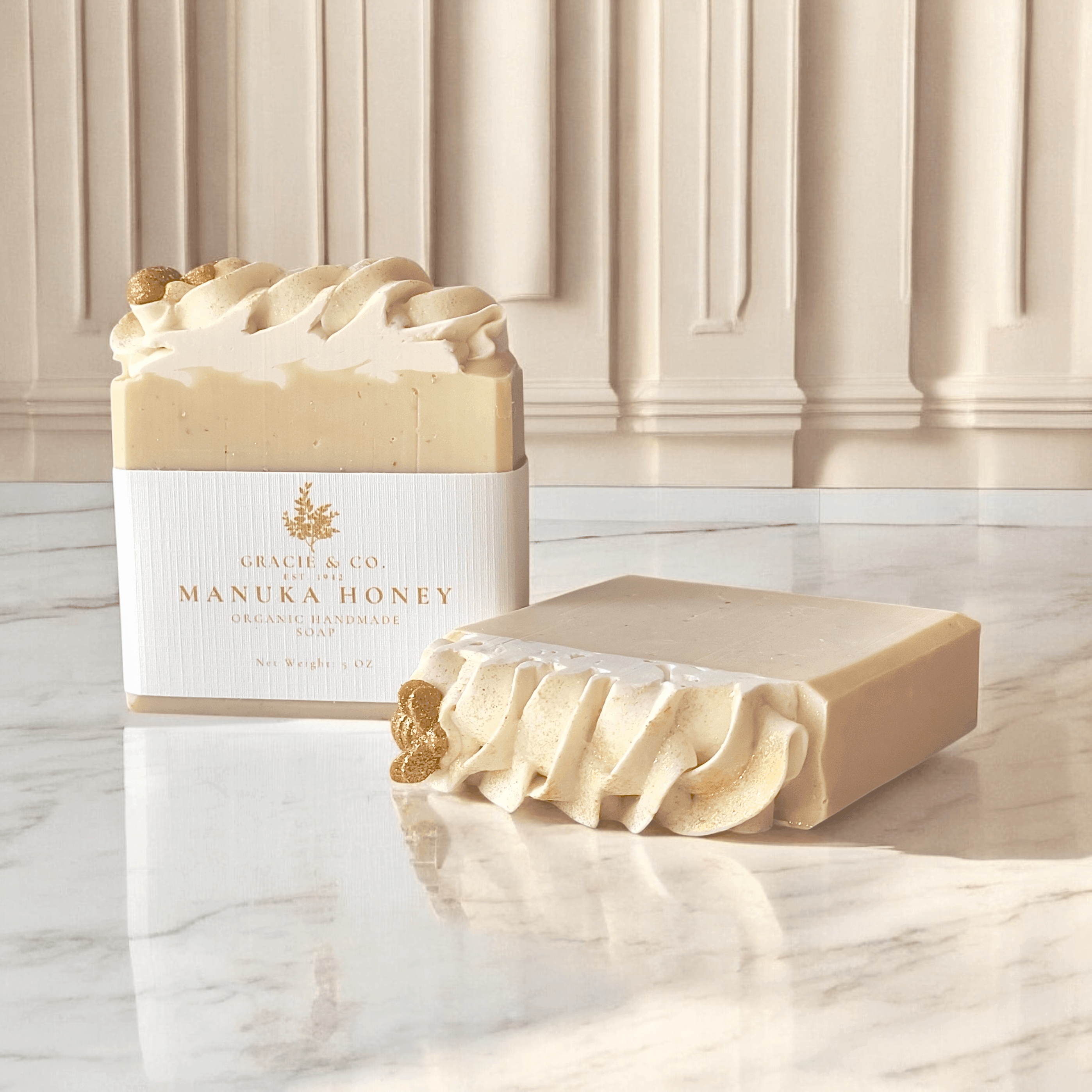 Manuka Honey Oats & Coconut Milk Shea Butter Soap - Gracie & Co. 1942